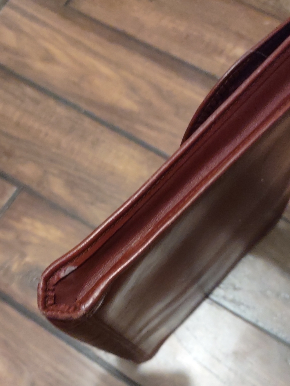 Authentic Cartier Leather Document Folio Clutch. - Picture 8 of 15